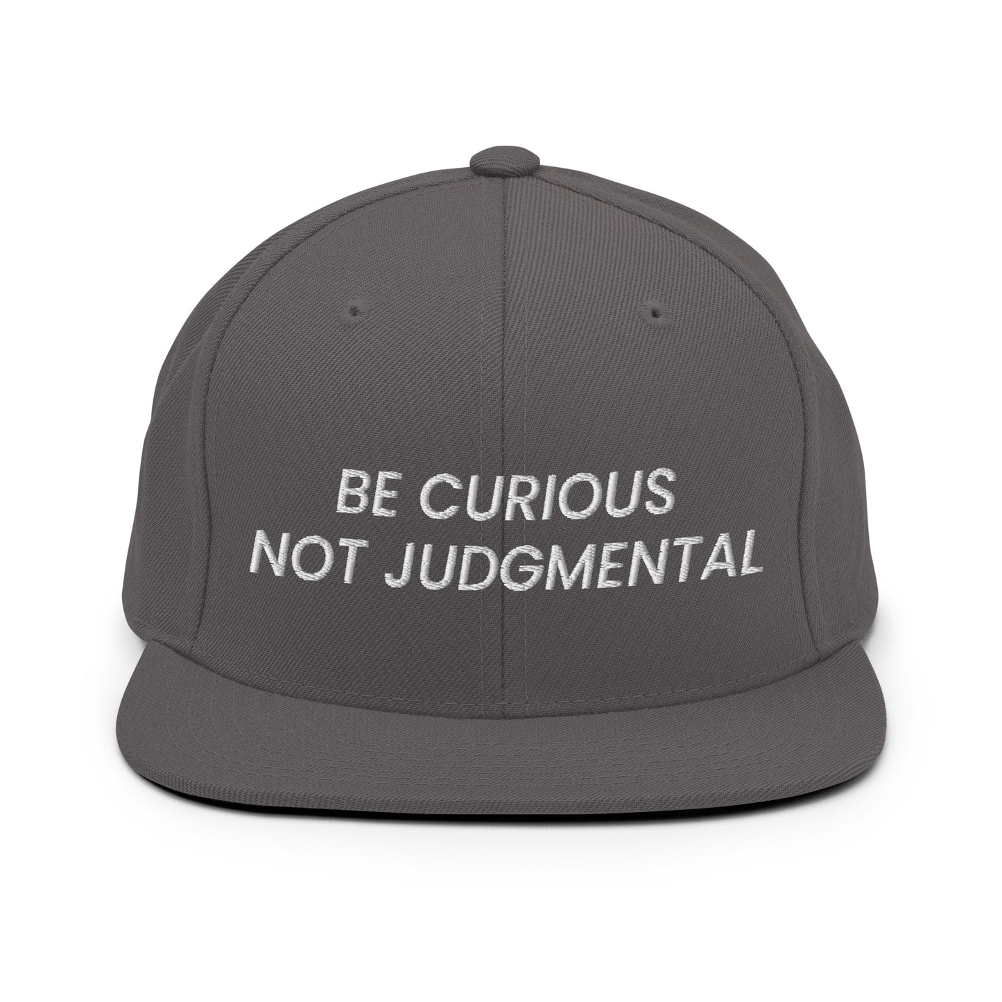 Be Curious Snapback Hat