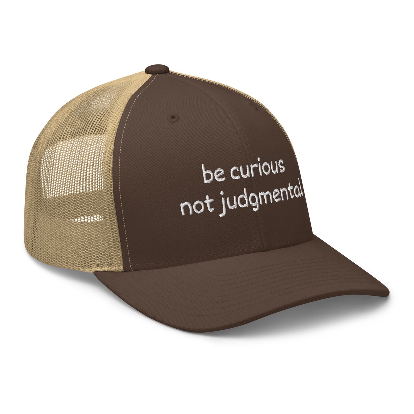 Be Curious Trucker Cap