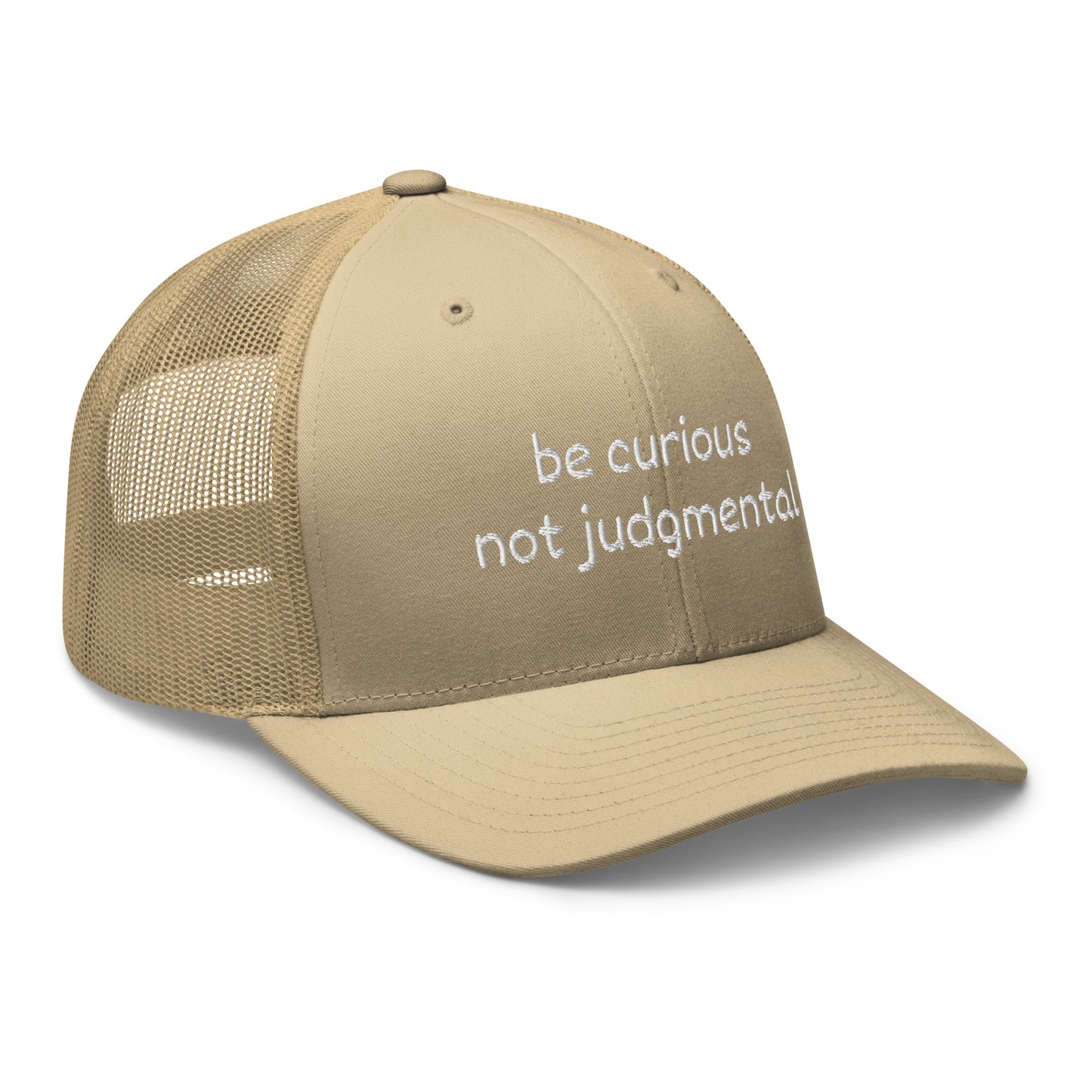 Be Curious Trucker Cap