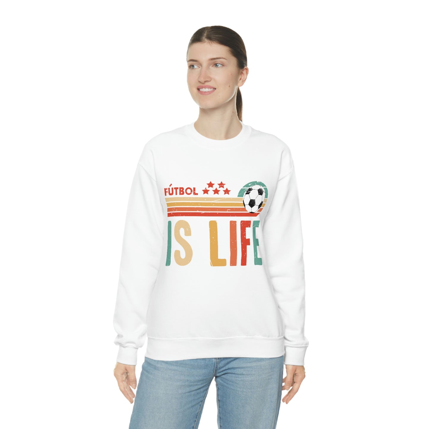 Futbol is Life Unisex Heavy Blend™ Crewneck Sweatshirt