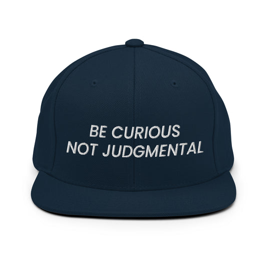 Be Curious Snapback Hat