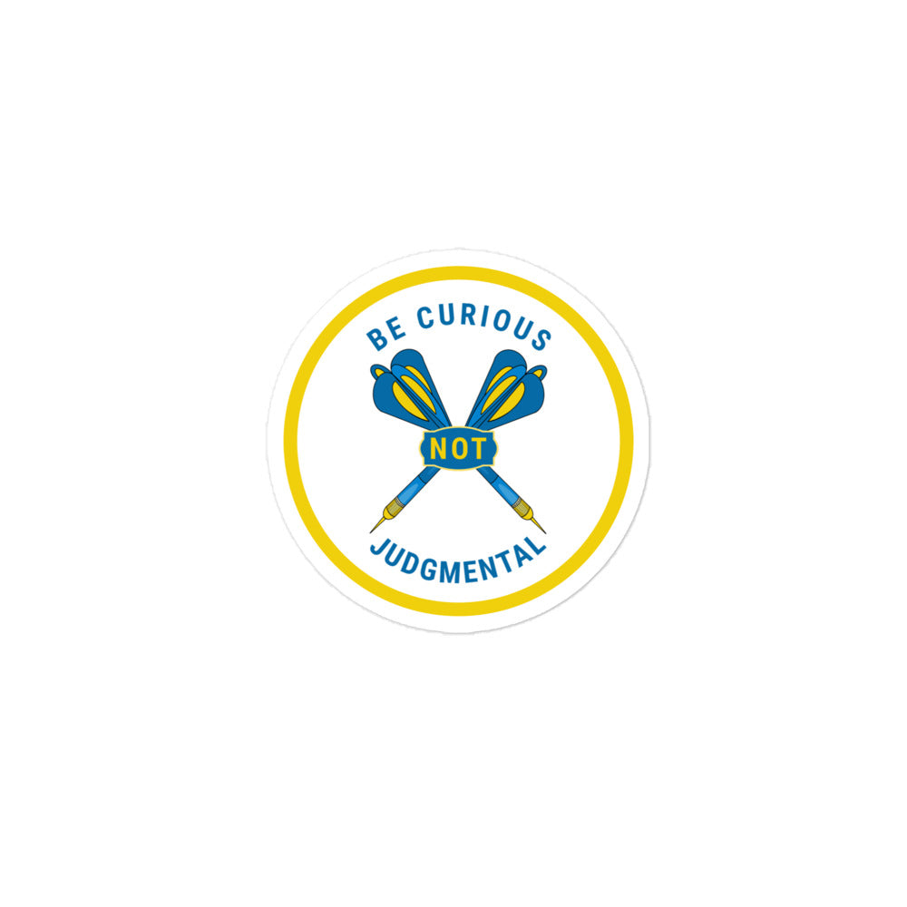 Sticker: Be Curious Darts