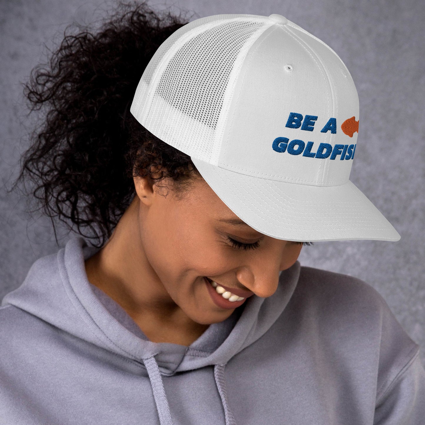 Be A Goldfish Trucker Cap