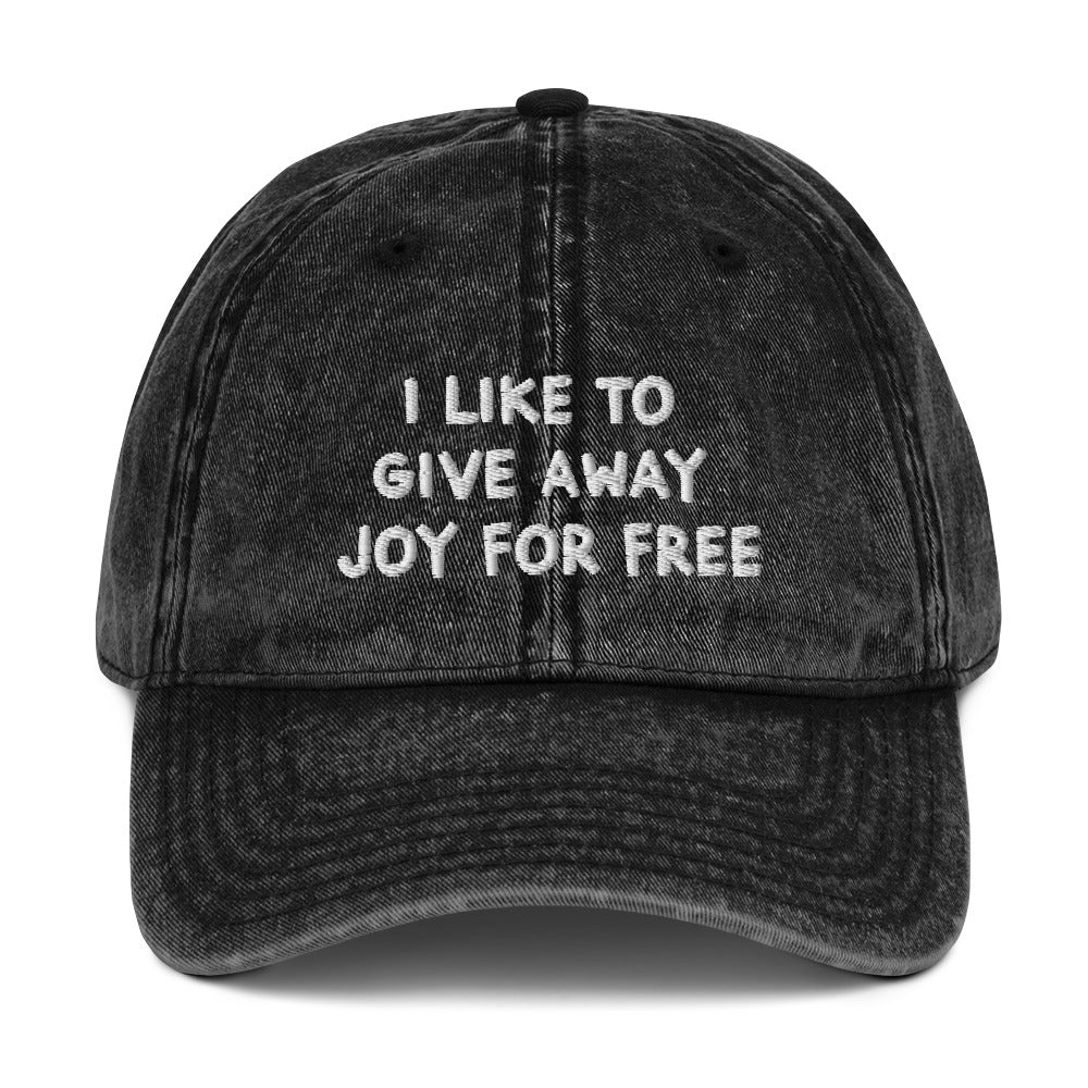 Joy for Free Cotton Twill Hat