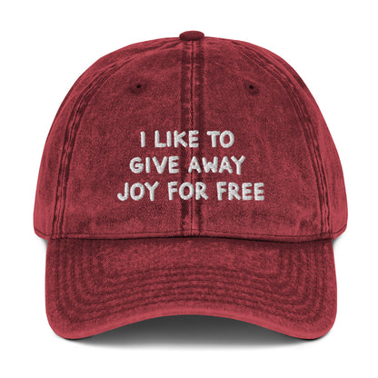 Joy for Free Cotton Twill Hat