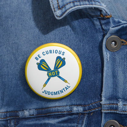 Be Curious Darts Pin