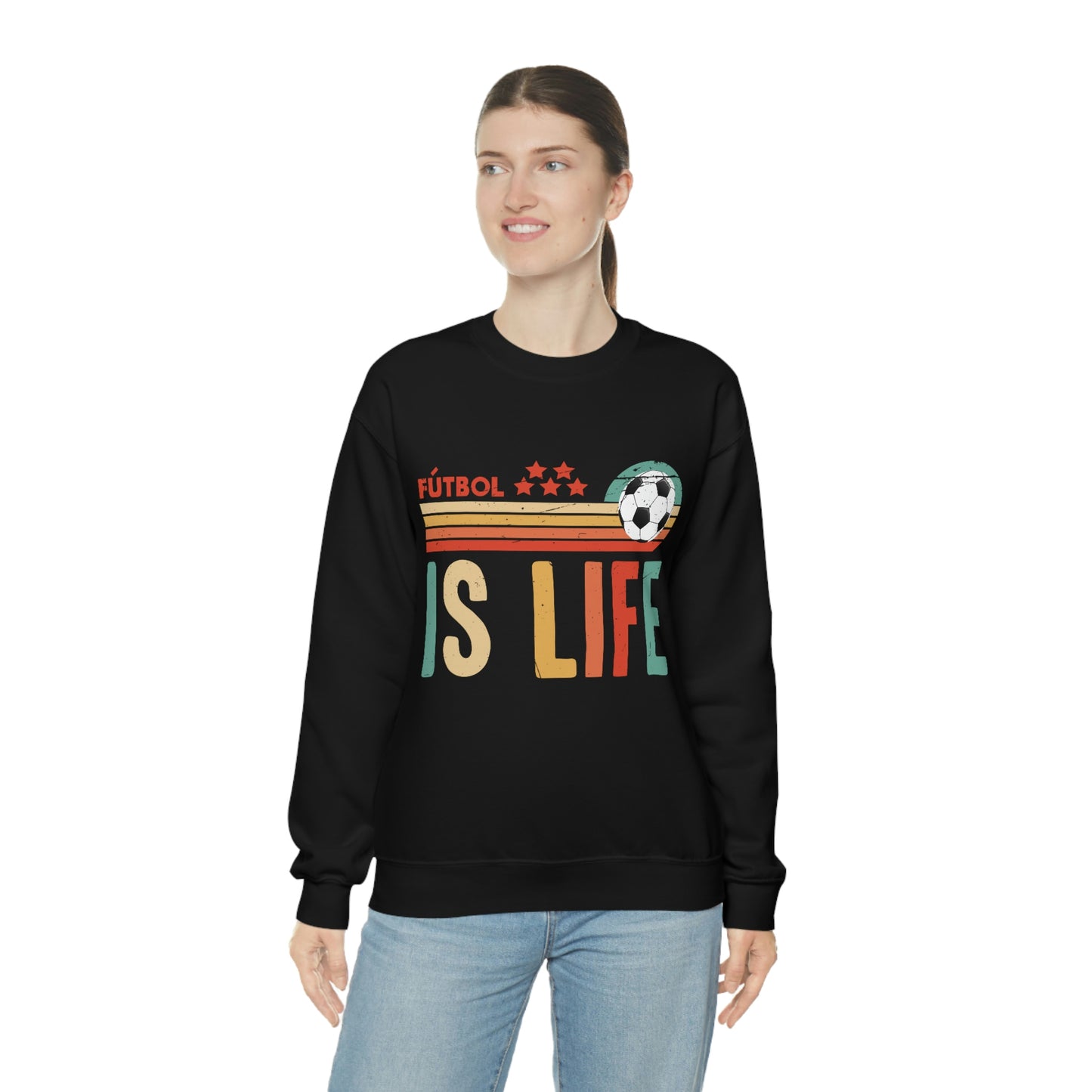 Futbol is Life Unisex Heavy Blend™ Crewneck Sweatshirt