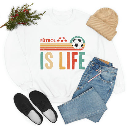 Futbol is Life Unisex Heavy Blend™ Crewneck Sweatshirt