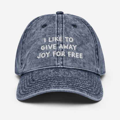 Joy for Free Cotton Twill Hat